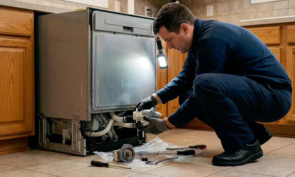 Dishwasher Pump Replacement in La Jolla, CA