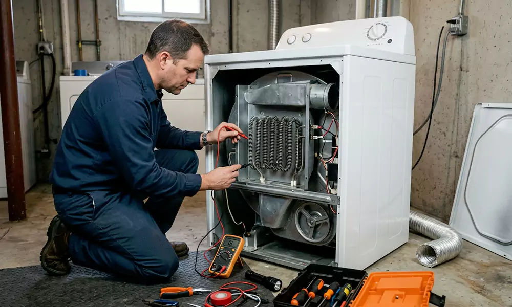 Dryer Not Heating Repair in La Jolla, CA