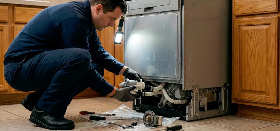 Dishwasher Drain Hose Repair in La Jolla