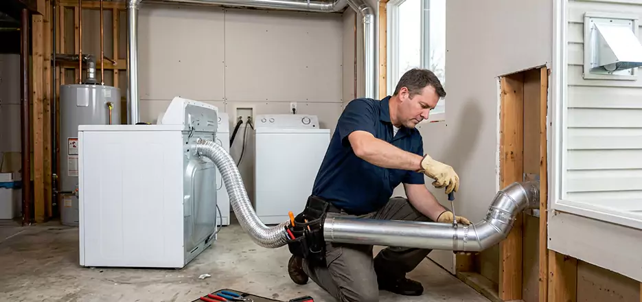 Recessed Dryer Vent Installation La Jolla