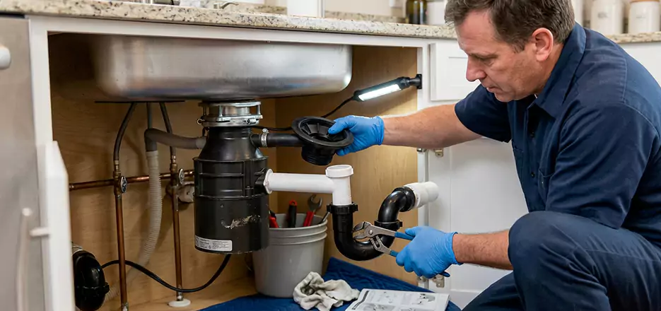 Garbage Disposal Splash Guard and Trap Installation in La Jolla