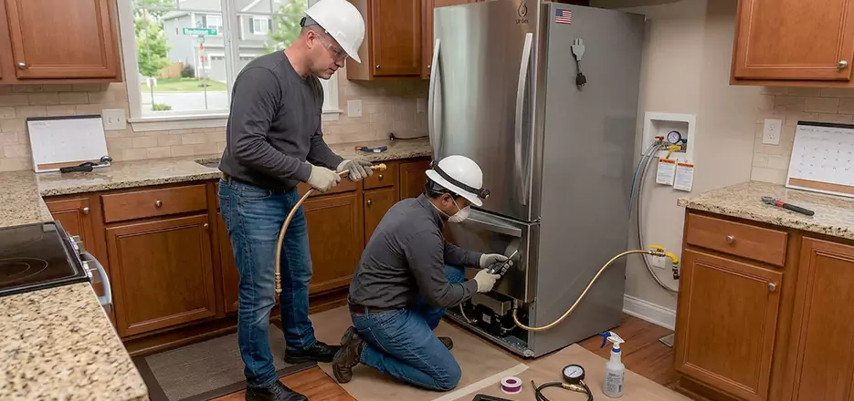 Propane Refrigerator Installation in La Jolla